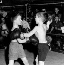 Dick Rymill and Mike Burke Compete in Romeo's Annual Boxing Contest